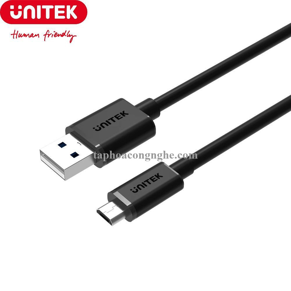 Unitek 29458 Y-C4007BK 2.0 0.3M + 0.2M Cáp Usb sang Micro USB ( 5 Sợi) 30029458